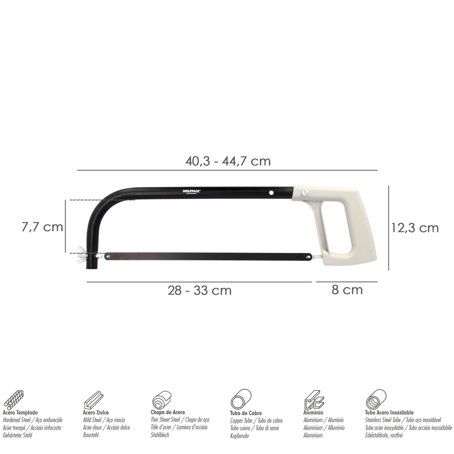 Arco Sierra Wolfpack Acero Profesional