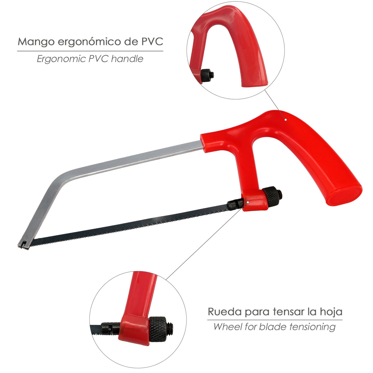 Arco Sierra Mini Con Hoja 145 mm.