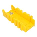 Guia Ingletes Plastico 10,5x 30 cm. Caja Ingletes, Caja Sierra Ingletadora, Guia Ingletadora. 3 Angulos