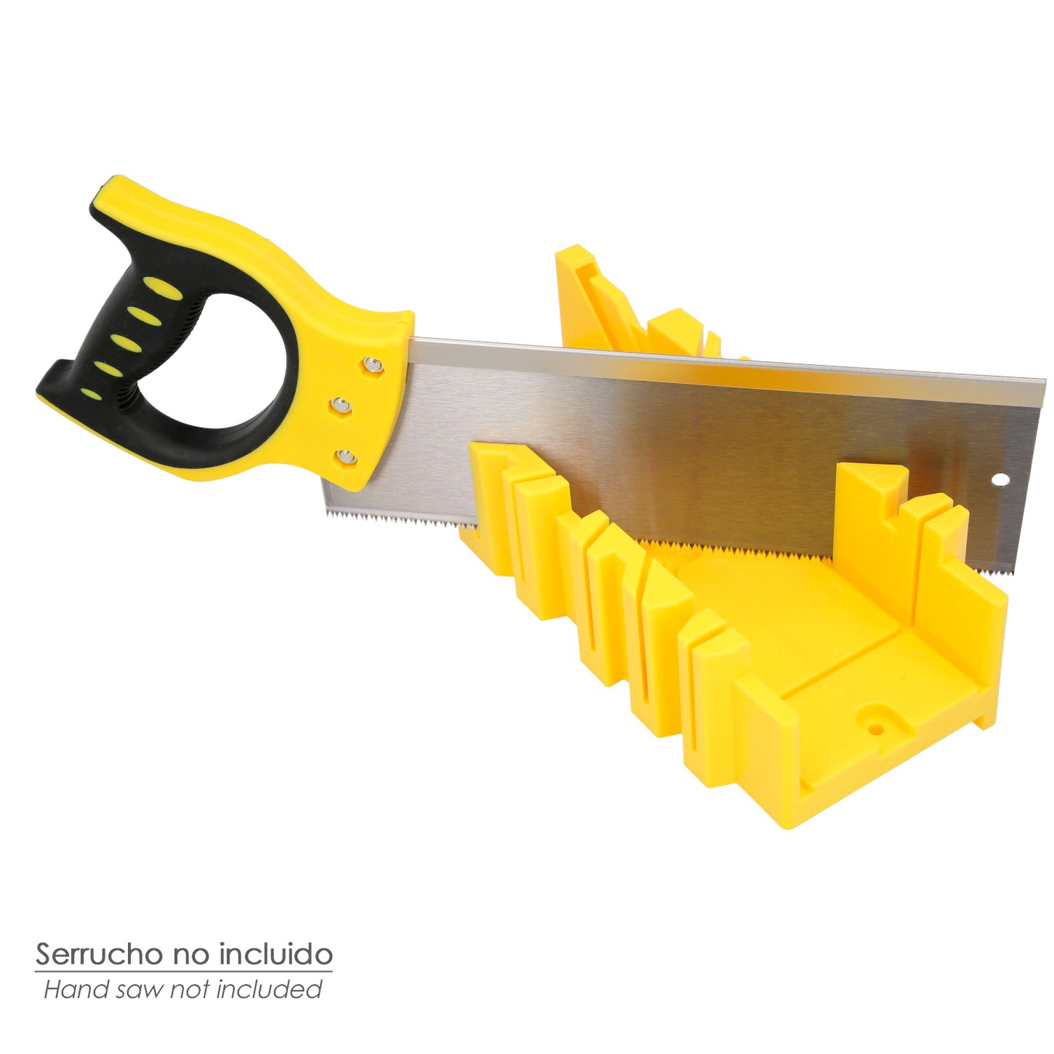 Guia Ingletes Plastico 10,5x 30 cm. Caja Ingletes, Caja Sierra Ingletadora, Guia Ingletadora. 3 Angulos