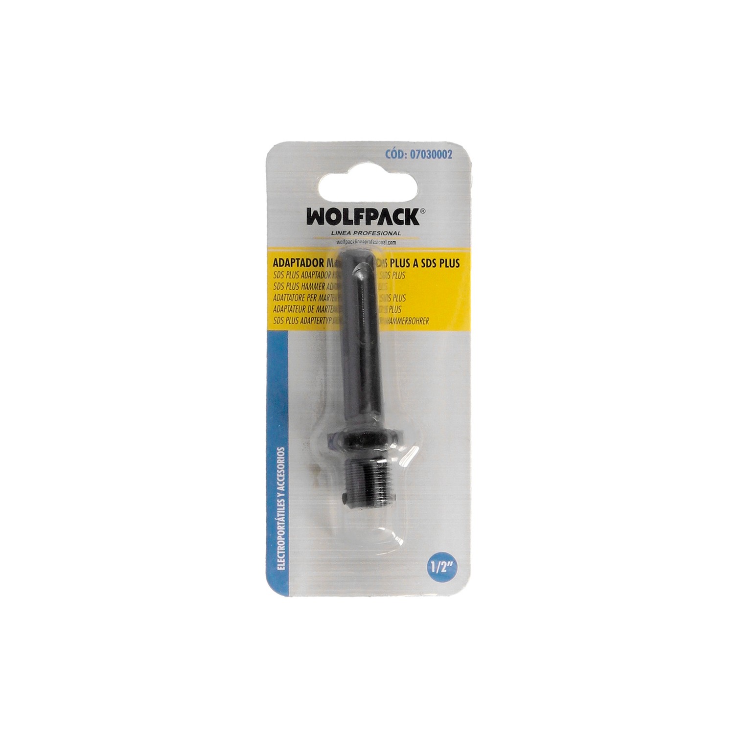 Adaptador Martillo SDS Plus A Portabrocas 1/2" mm.