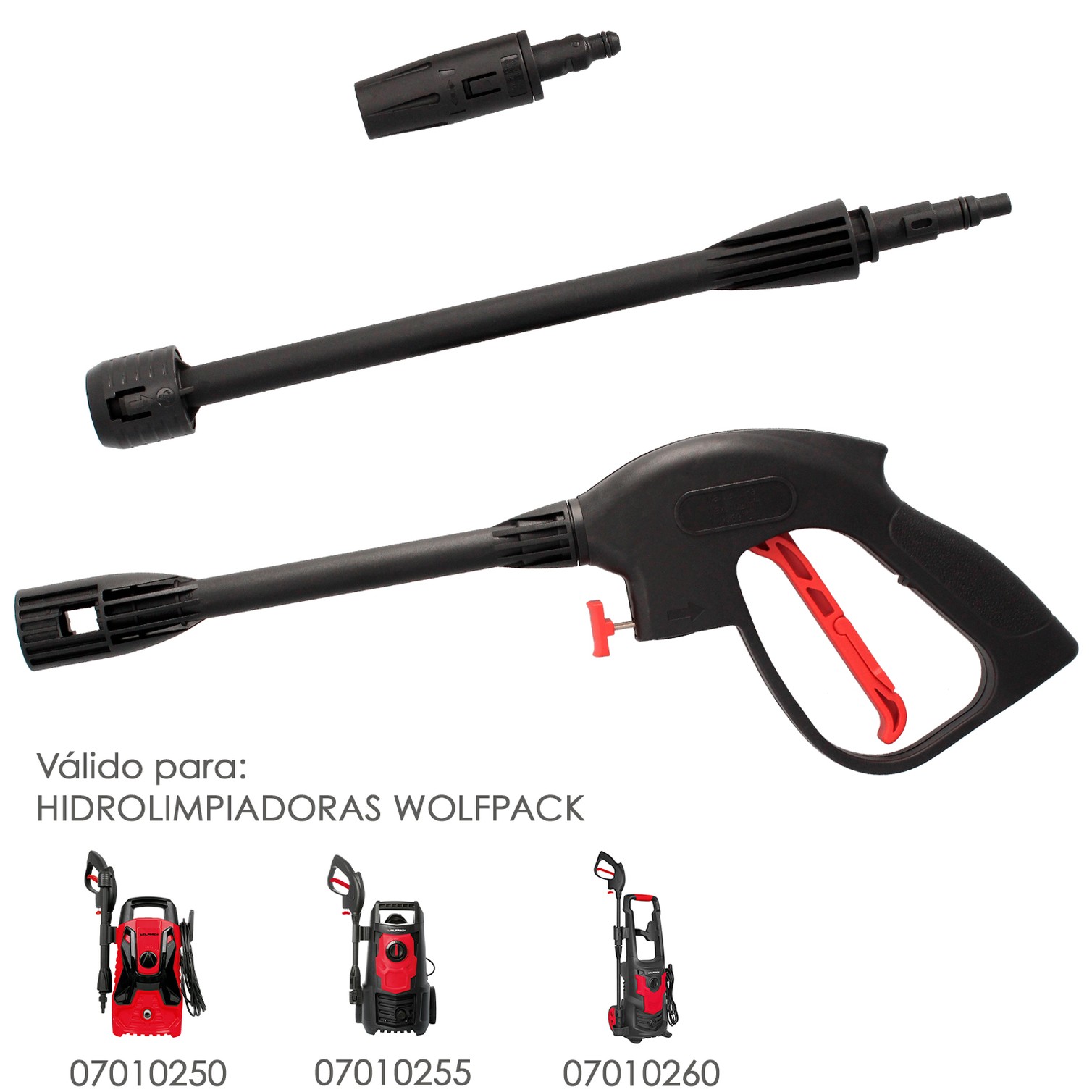 Pistola Para Hidrolimpiadora Wolfpack 100 - 105 - 135 Bar