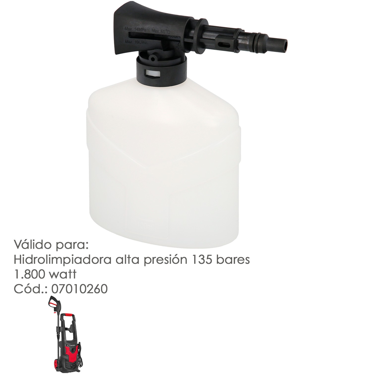 Deposito Para Hidrolimpiadora Wolfpack 135 - 150 Bar