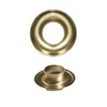 Ojetes / Ojales Metalicos Grandes Para Lona Ø Interior 10 mm. (Bolsa 100 Unidades)