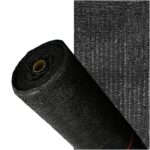 Malla Sombreo Negro 1,0 Metro Rollo 50 Metros, Reduce Radiación, Protección Jardín y Terraza, Regula Temperatura, Color Negro [+5 variaciones de Ancho Disponibles]