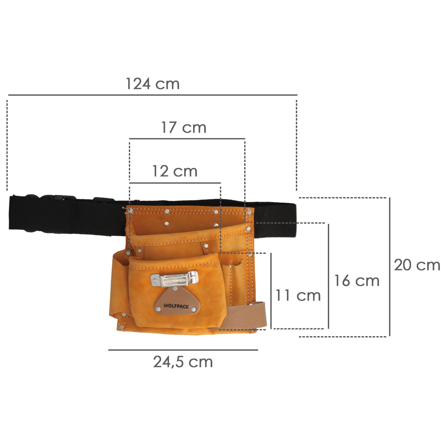 Bolsa Encofrador Sencilla Con Cinturón