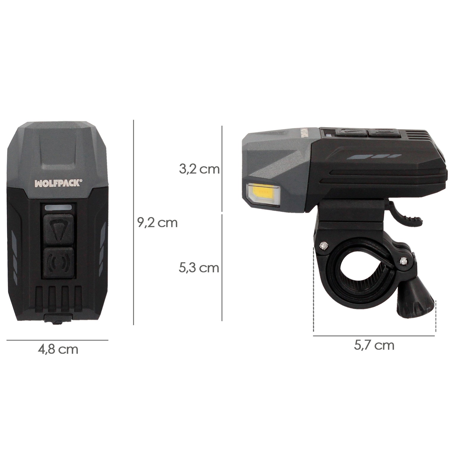Luz Led Frontal Para Bicicleta / Patinete 800 Lumenes (7 Modos) Bateria Recargable USB