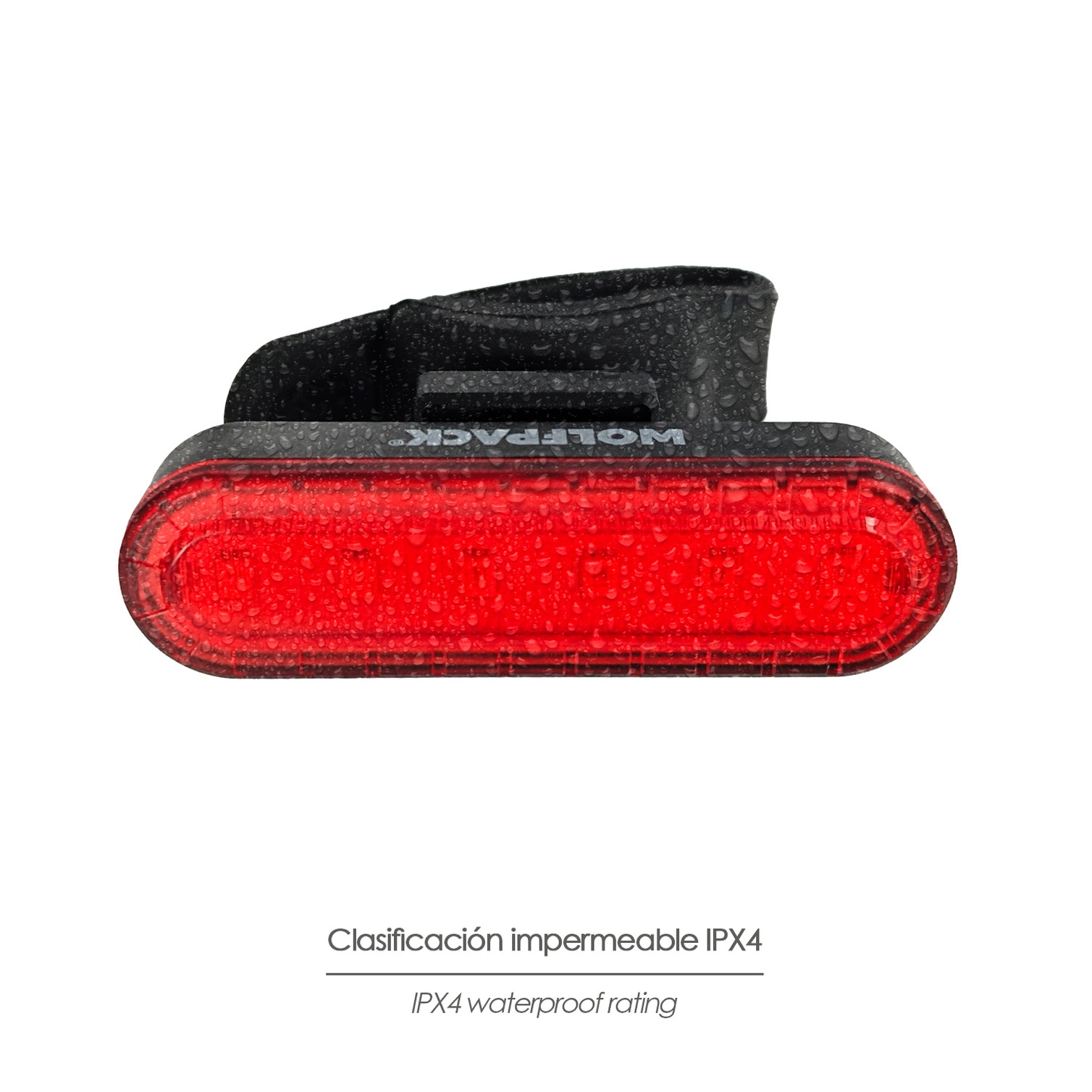 Luz Led Trasera Para Bicicleta / Patinete 100 Lumenes (4 Modos) Bateria Recargable USB