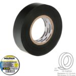 Cinta Aislante Profesional Negra Espesor 0.13 mm. Ancho 15 mm. Rollo 10 Metros Cinta Electricista, Cinta Aislante Cables