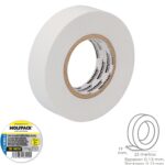 Cinta Aislante Profesional Blanca Espesor 0.13 mm. Ancho 19 mm. Rollo 25 Metros Cinta Electricista, Cinta Aislante Cables
