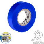 Cinta Aislante Profesional Azul Espesor 0.13 mm. Ancho 19 mm. Rollo 25 Metros Cinta Electricista, Cinta Aislante Cable