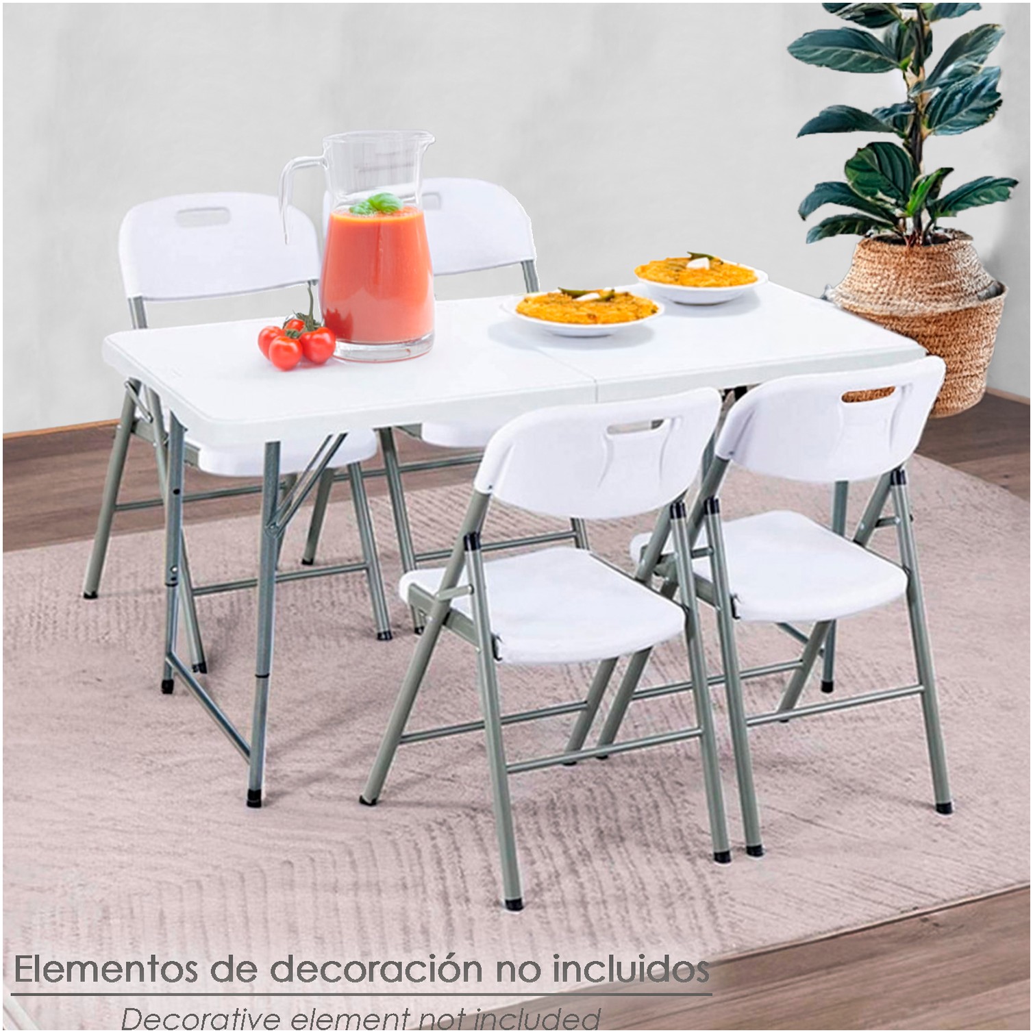 Silla Plegable Con Agarre 88x48x57cm