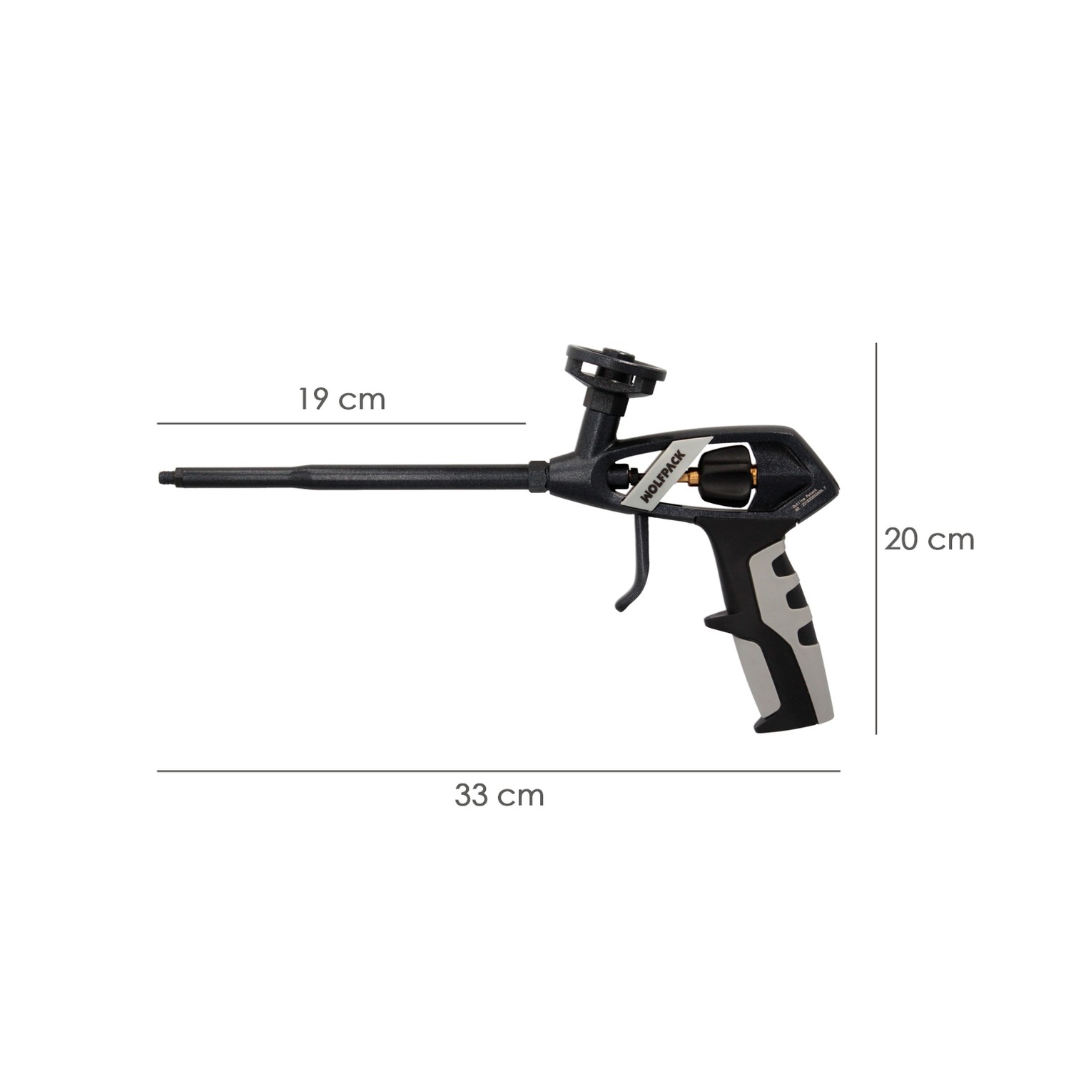 Pistola Para Espuma Poliuretano Recubriemiento Integro PTFE (Interior y Exterior) Pistola Calafatear, Rellenar, Sellar
