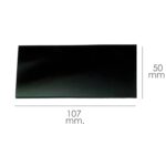 Cristal Oscuro 107x50 mm. DIN11 Para Pantalla Soldadura Wolfpack 15040405 - 15040400