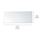 Cristal Claro 107x50 (Alt.) Cubrefiltro Para Pantalla Soldadura Wolfpack 15040405 - 15040400
