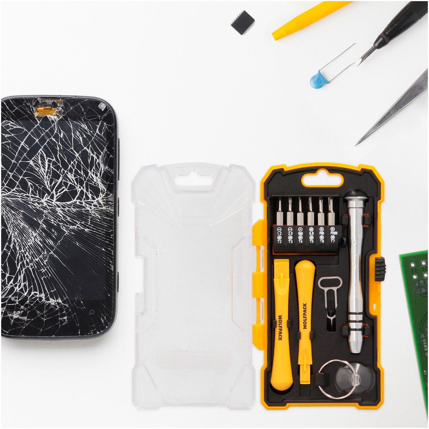 Kit Herramientas Reparacion Smartphones 17 Piezas
