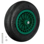 Rueda Carretilla Neumatica Para Carretilla Obra / Jardin Llanta Plastico Eje Ø 20 mm. Rueda Carretilla Jardin, Carro Invernadero