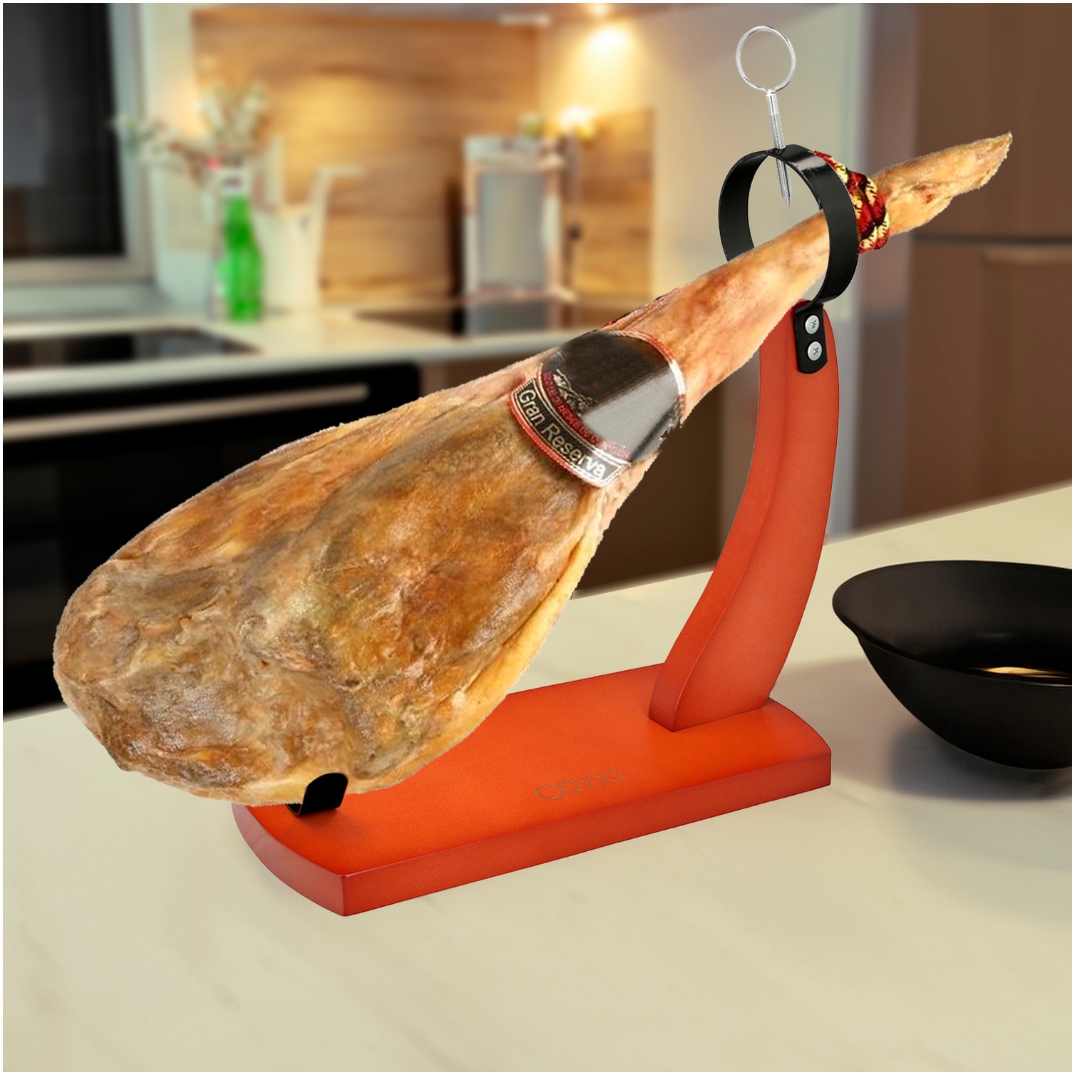 Soporte Jamon Gondola Pino