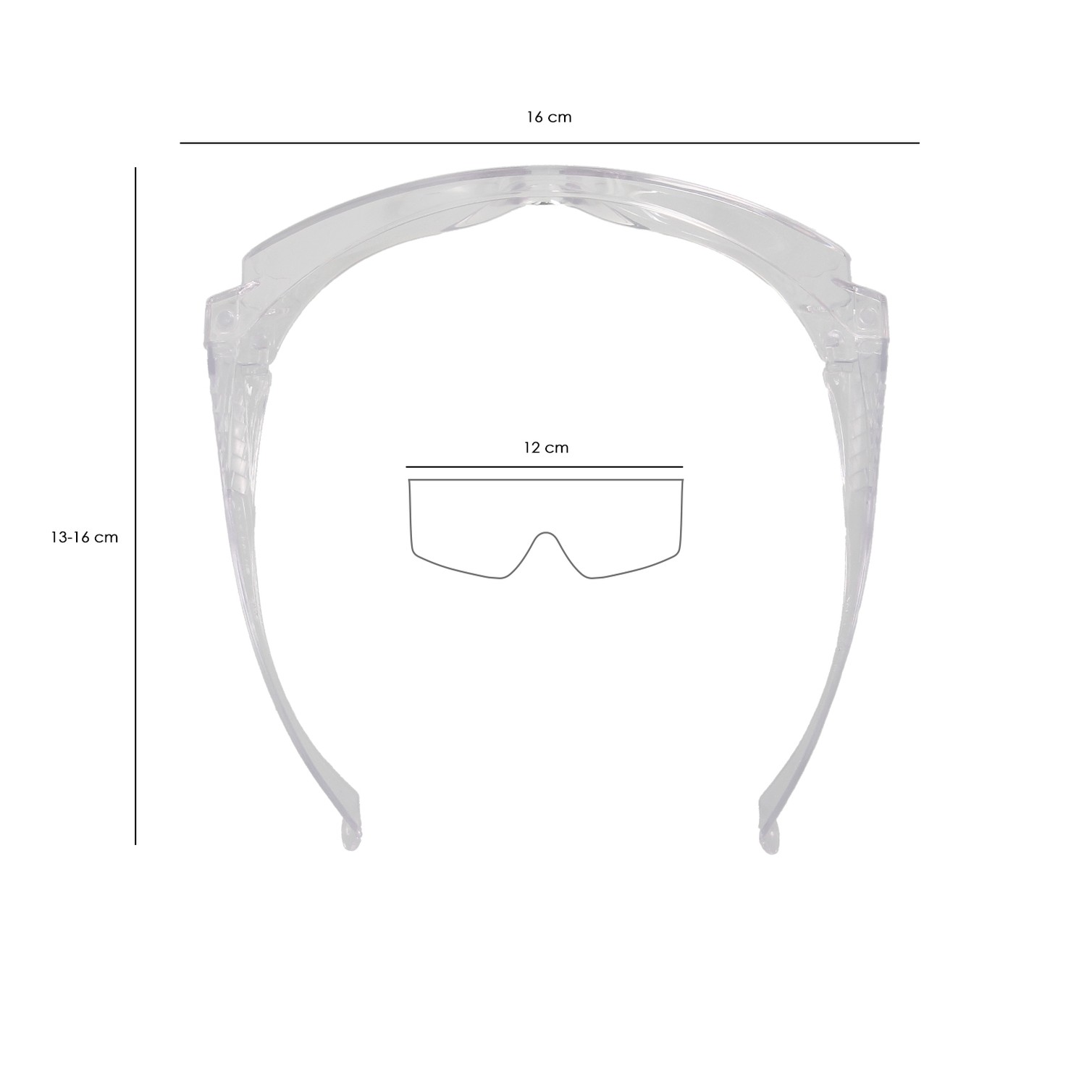 Gafas Proteccion En166 Patillas Fijas Transparentes