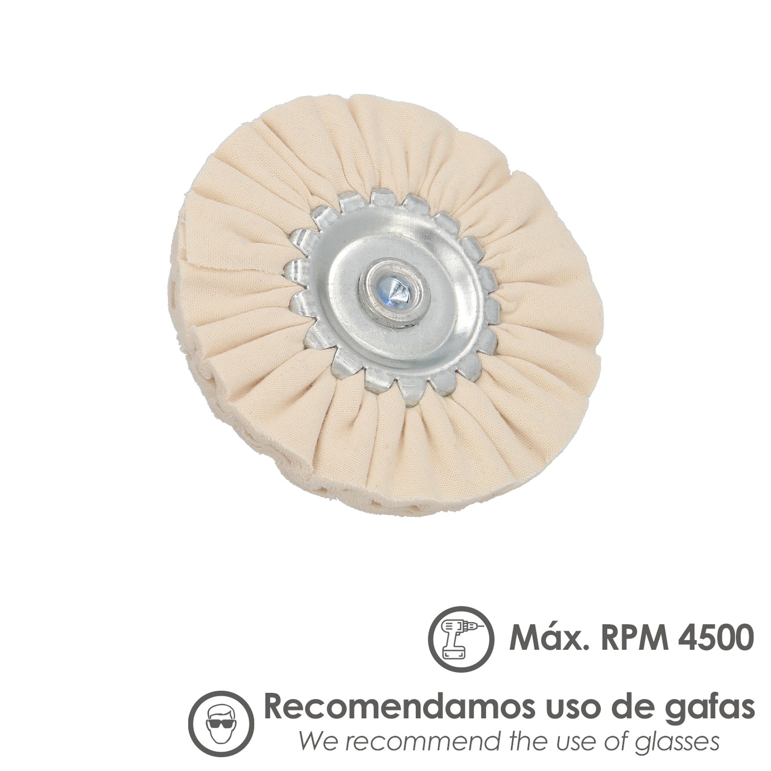 Disco Pulidor De Tela Para Taladro Ø 80mm.