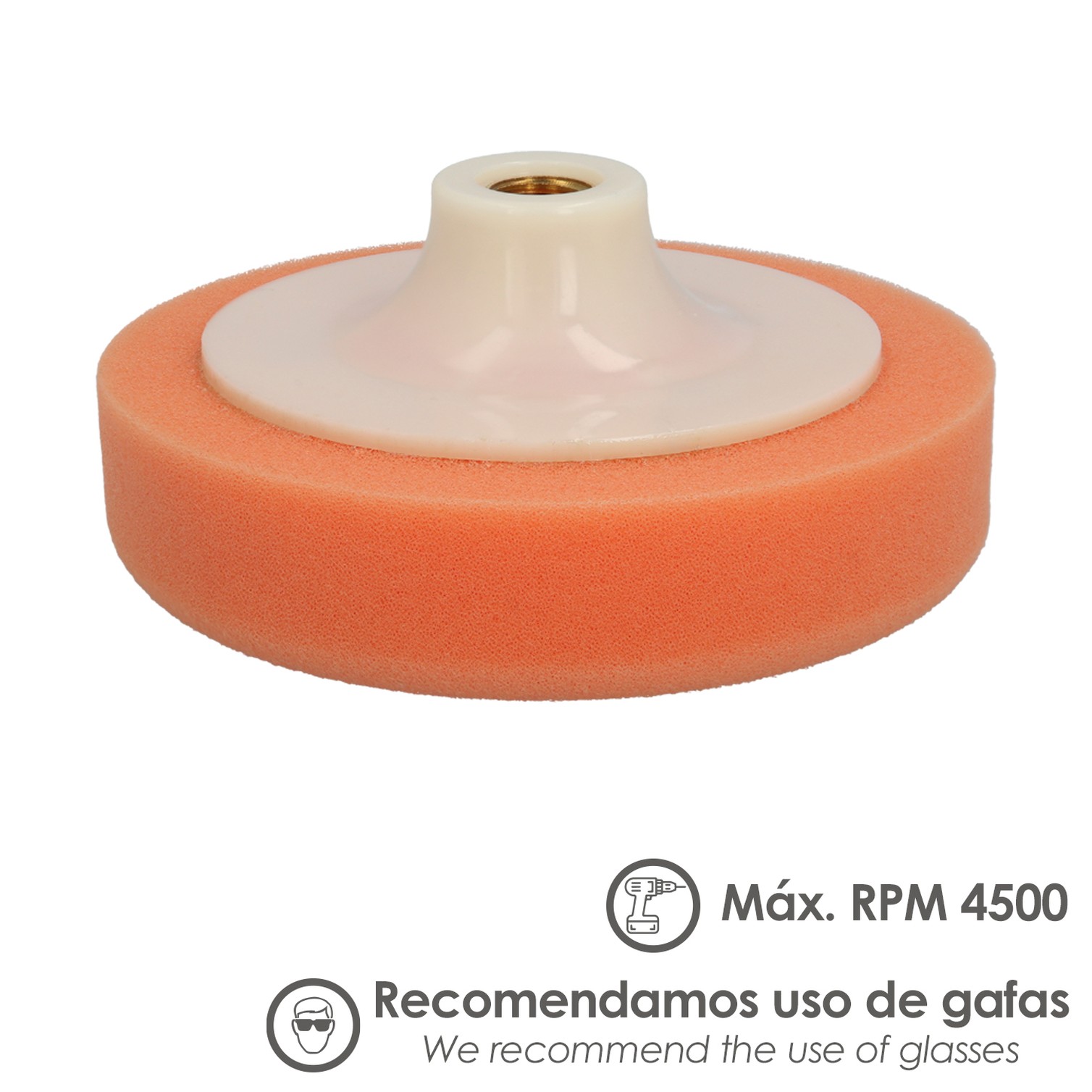 Disco Pulidor Esponja M-14 125mm.