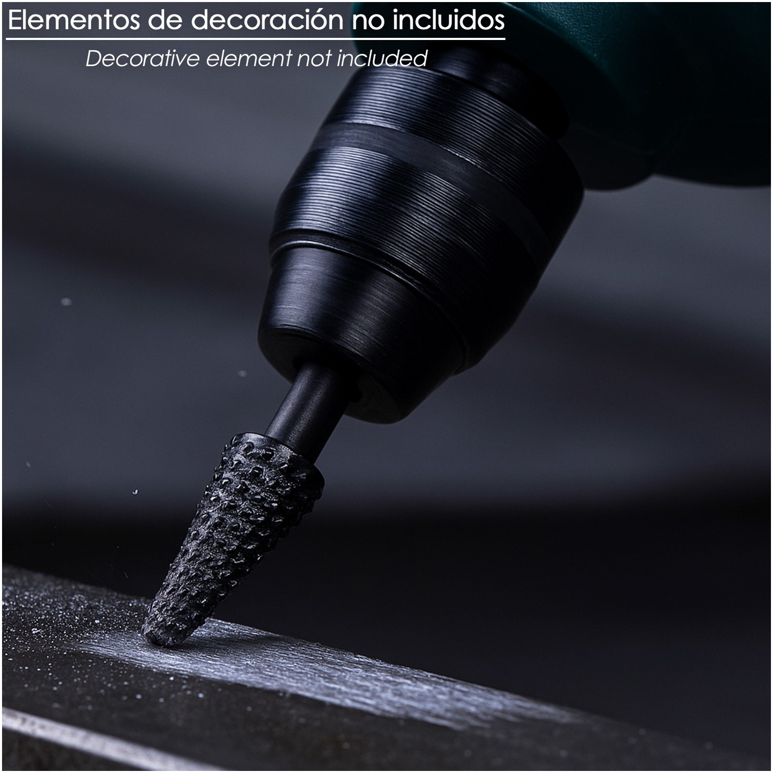 Fresa Rotativa Para Metal Conica Ø 6 a 15 mm. Para Taladro / Fresadora