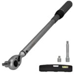 Llave Dinamometrica 1/2" Con Alargadera y Reductor De 3/8" Llave De Torque Camiones, Coches, Motos, Micro Ajustes, Acero CRV