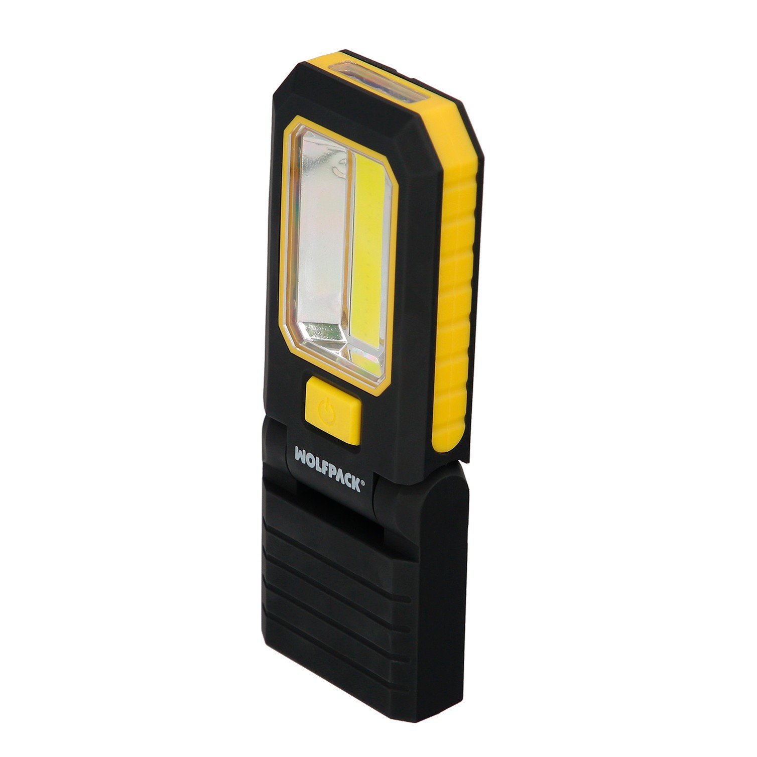 Linterna LED Profesional Multifunción Compacta Plegable A Pilas (3 AAA) 210 Lumenes 2 Modos de Iluminación Con Iman y Gancho