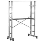 Andamio Aluminio Móvil Altura Máxima 3 Metros. Escalera Doble, Escalera Tijera, Escalera Profesional, Escalera Telescopica,