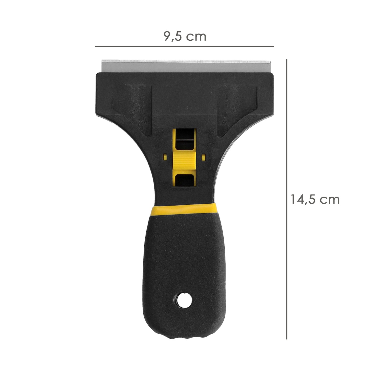 Rascavidrios Profesional Retractil Mango Soft Touch Hoja 90 mm.