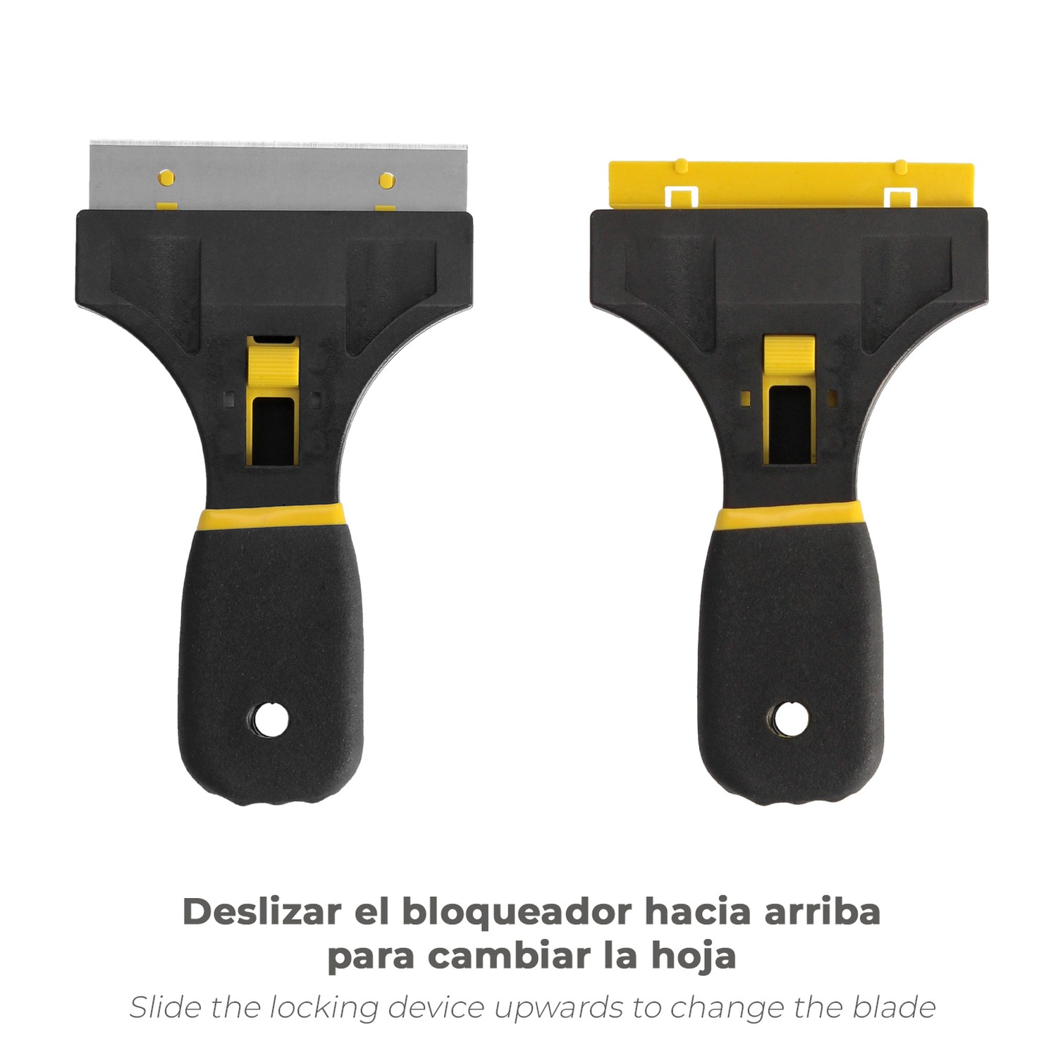 Rascavidrios Profesional Retractil Mango Soft Touch Hoja 90 mm.