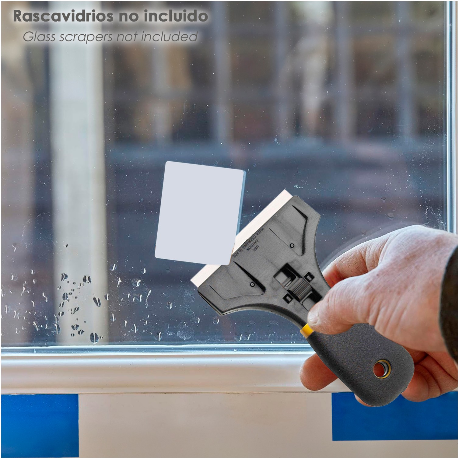 Hoja Rectangular Rascavidrios ( 10 piezas)