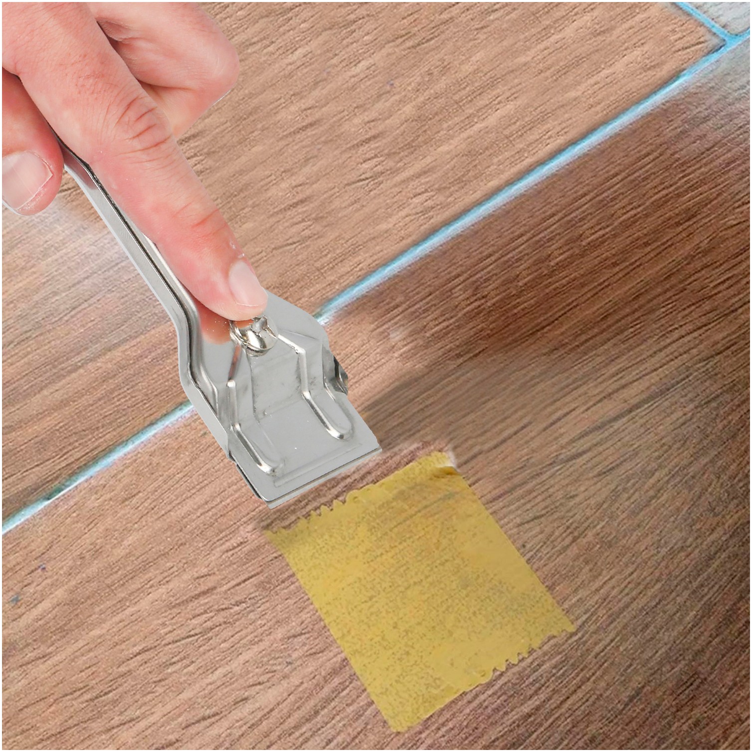 Rascavidrios Plastico Amarillo Hoja 43 mm. Rasqueta Vitroceramica, Rascador Vidrio, Rascador Vitroceramica,