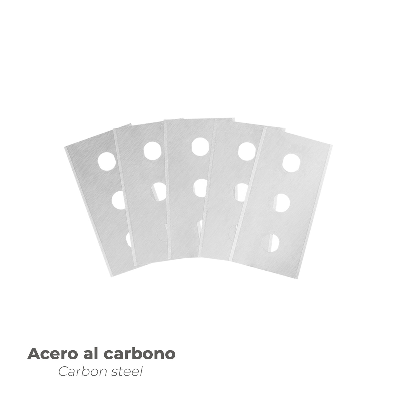 Hoja Rectangular Rascavidrios Domestico ( 5 piezas)