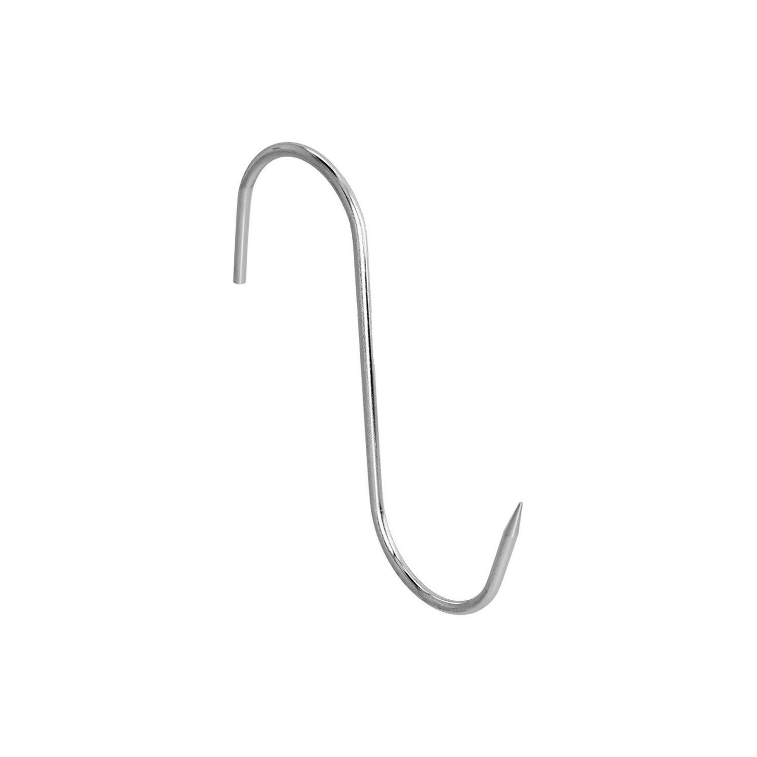 Gancho Carnicero Inoxidable Nº 5 de 180 x 5 mm.