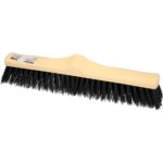 Cepillo Barrendero Industrial Fibra Rigida PVC. Soporte Polipropileno 50 cm. (Sin Mango)