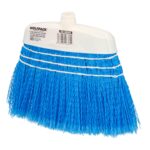 Escoba Jardin Azul Con Cordones Sin Mango, Escoba Terrazas, Terrazas, Cocheras, Calles,