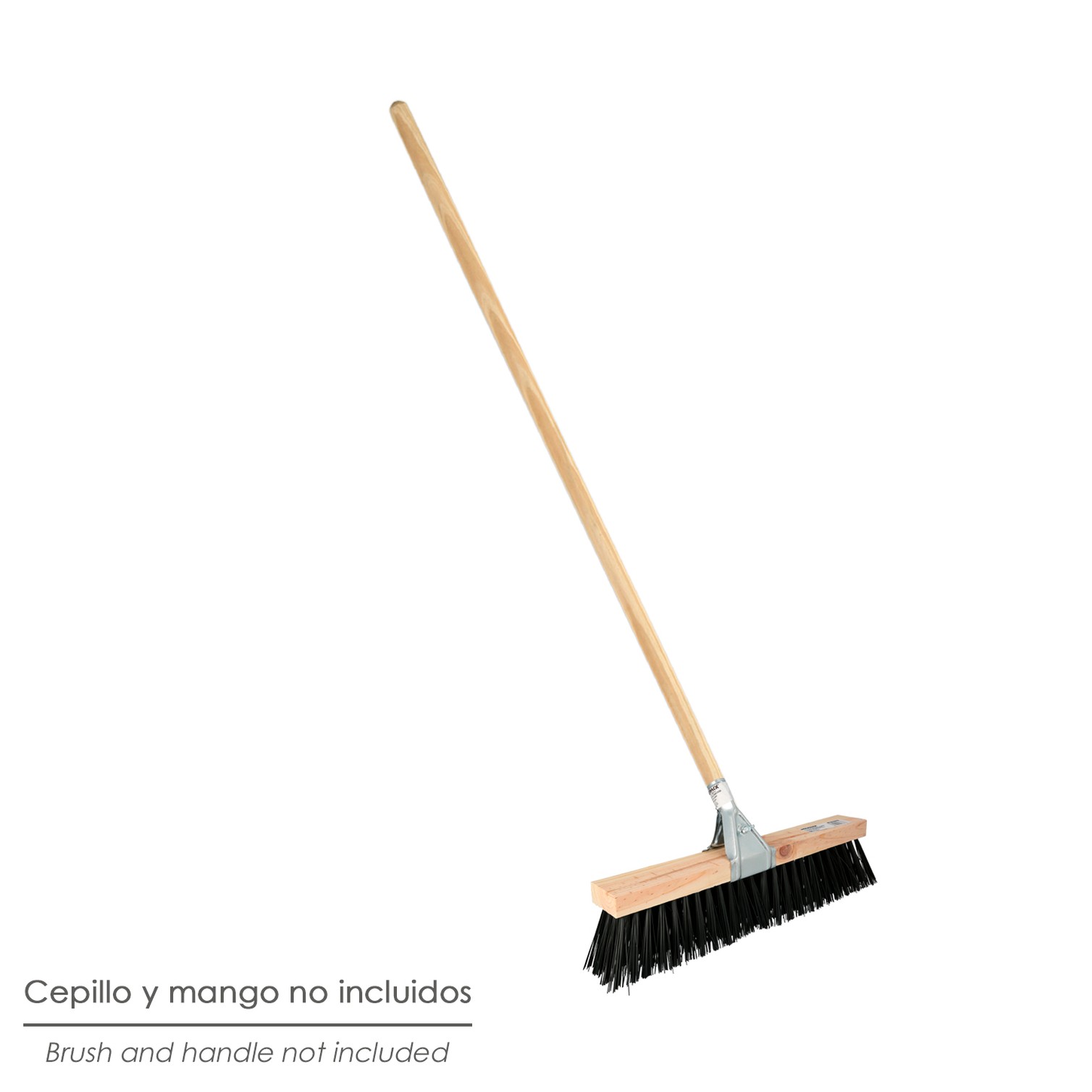 Garra Para Cepillo Barrendero, Mango Ø 28 mm. para Cepillos De 55 A 70 mm. Soporte Cepillo Barrendero,