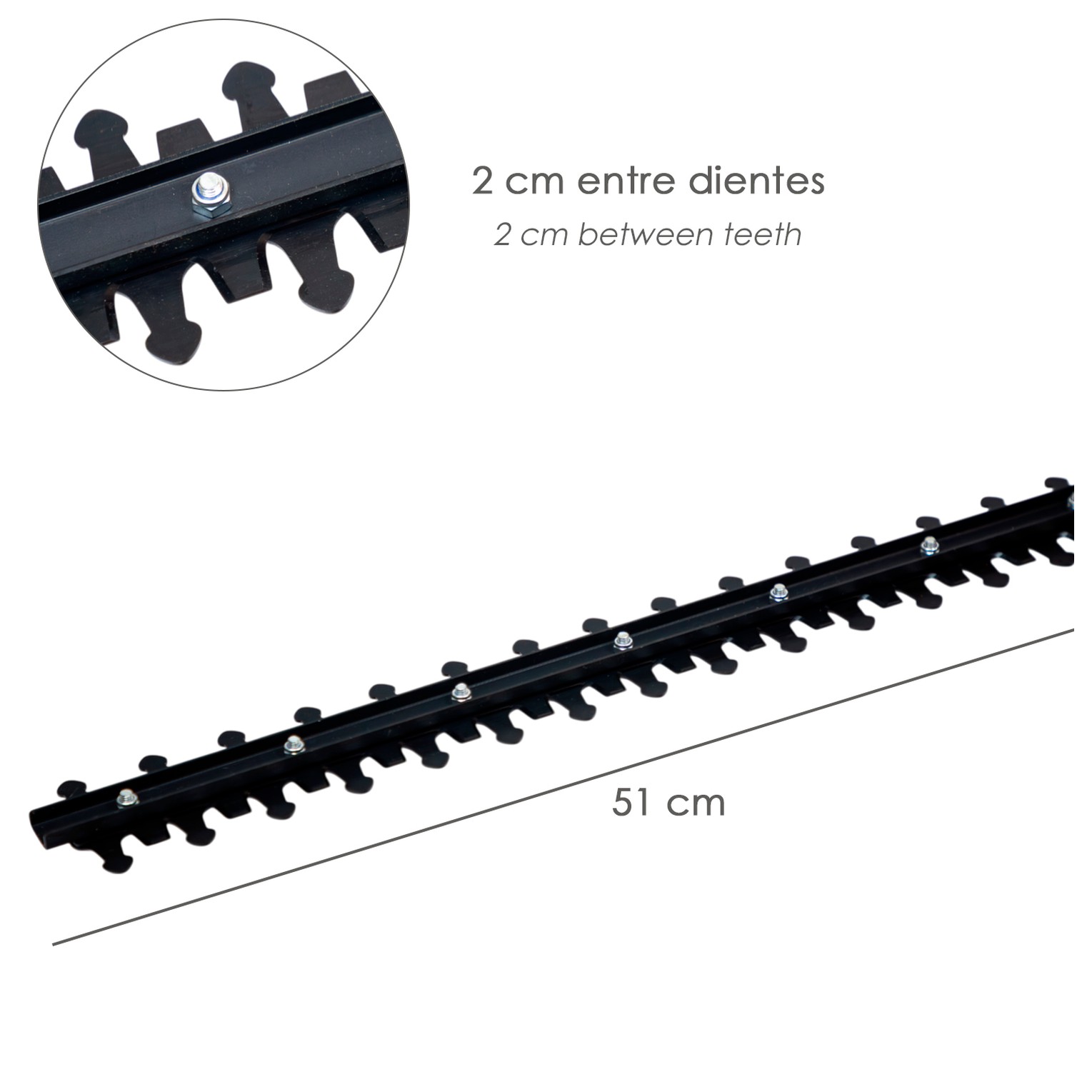 Recortasetos 650 Watt. 510 mm.