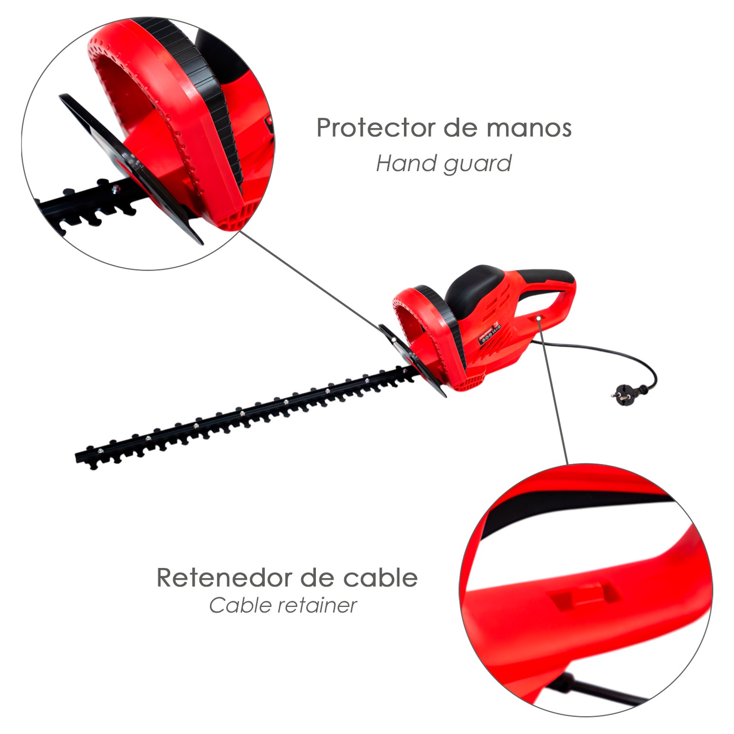 Recortasetos 650 Watt. 510 mm.
