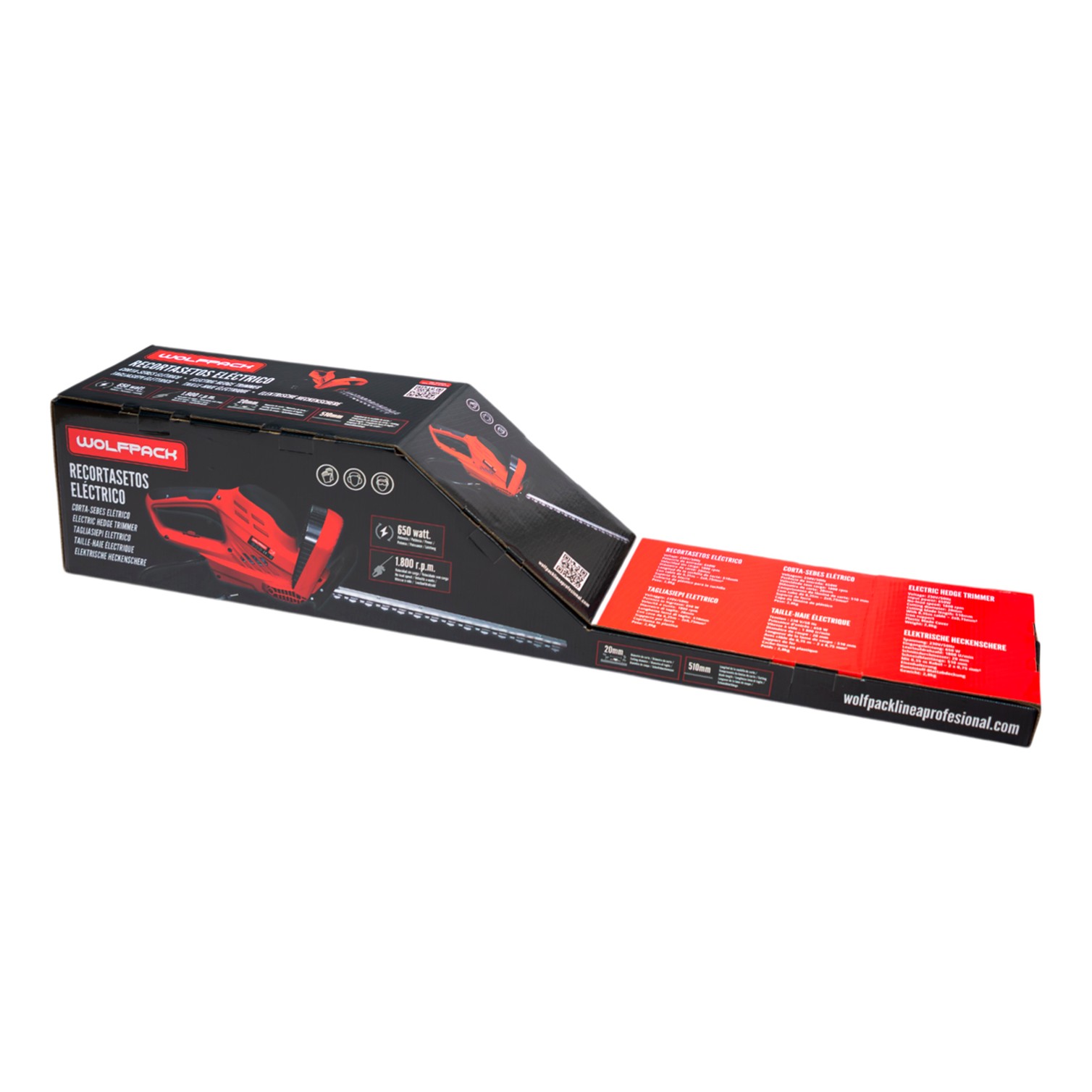 Recortasetos 650 Watt. 510 mm.