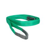 Eslinga Plana Doble Banda 2.000 Kg. Factor Seguridad 7:1, Longitud: 5 Metros Ancho 6 cm. 100% Poliester. Color Verde