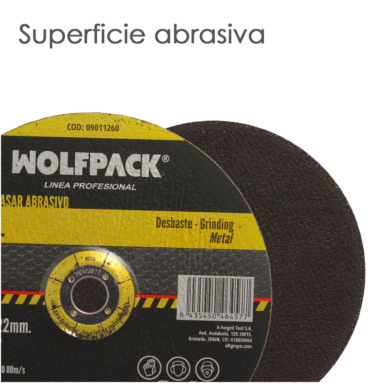 Disco Repasar Abrasivo Ø 230 x Ø 22 mm. Espesor 6,4 mm. Disco Radial / Amoladora Universal Compatible Con Todas Las Amoladoras