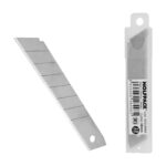 Hoja Cutter 18 mm. (Estuche 10 Piezas) Acero Sk5
