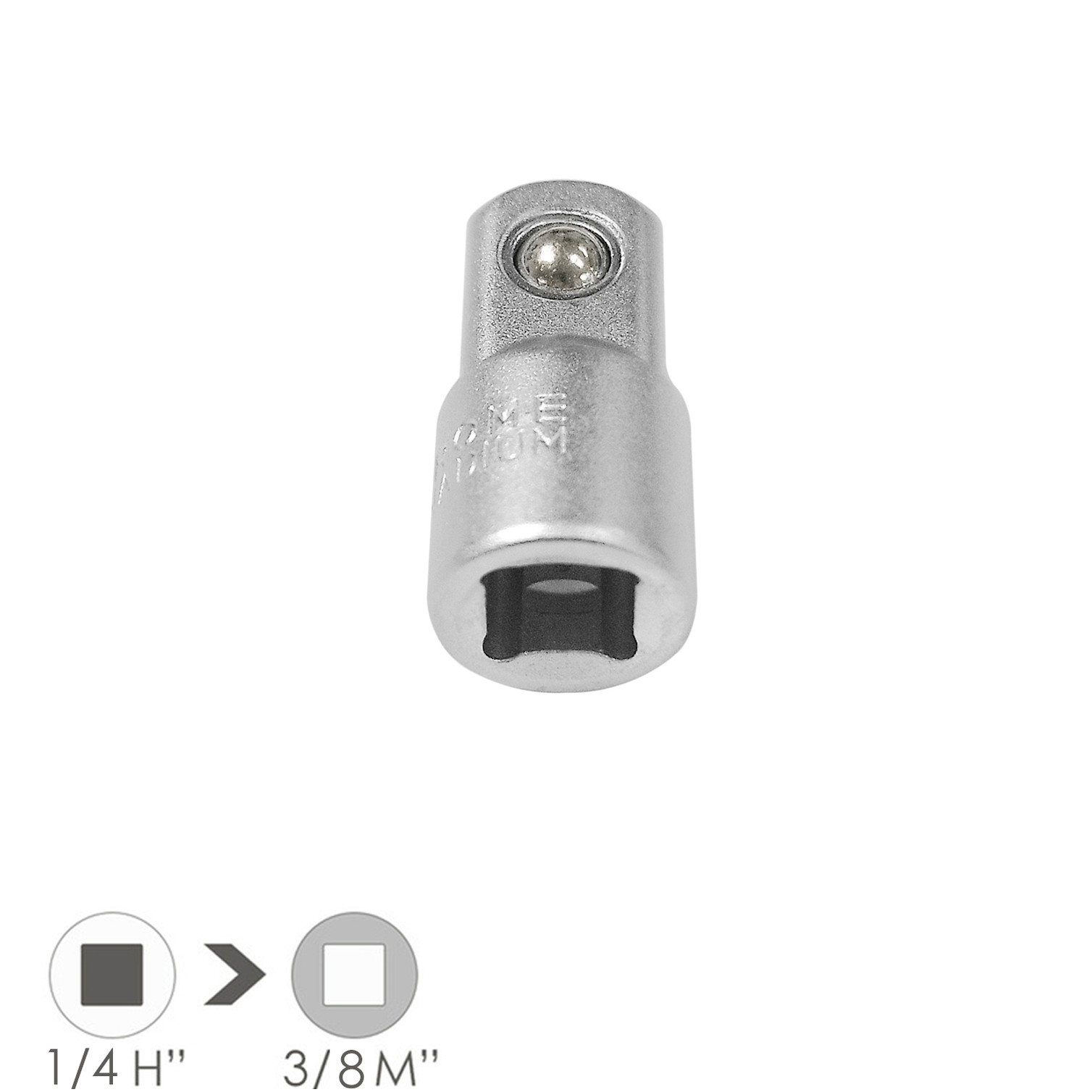 Adaptador Aumentador 1/4" Hembra 3/8" Macho
