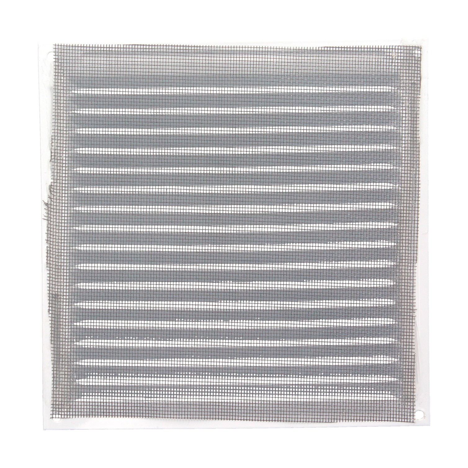 Rejilla Ventilación Aluminio Con Mosquitera Atornillable 200 x 200 mm. Color Blanco