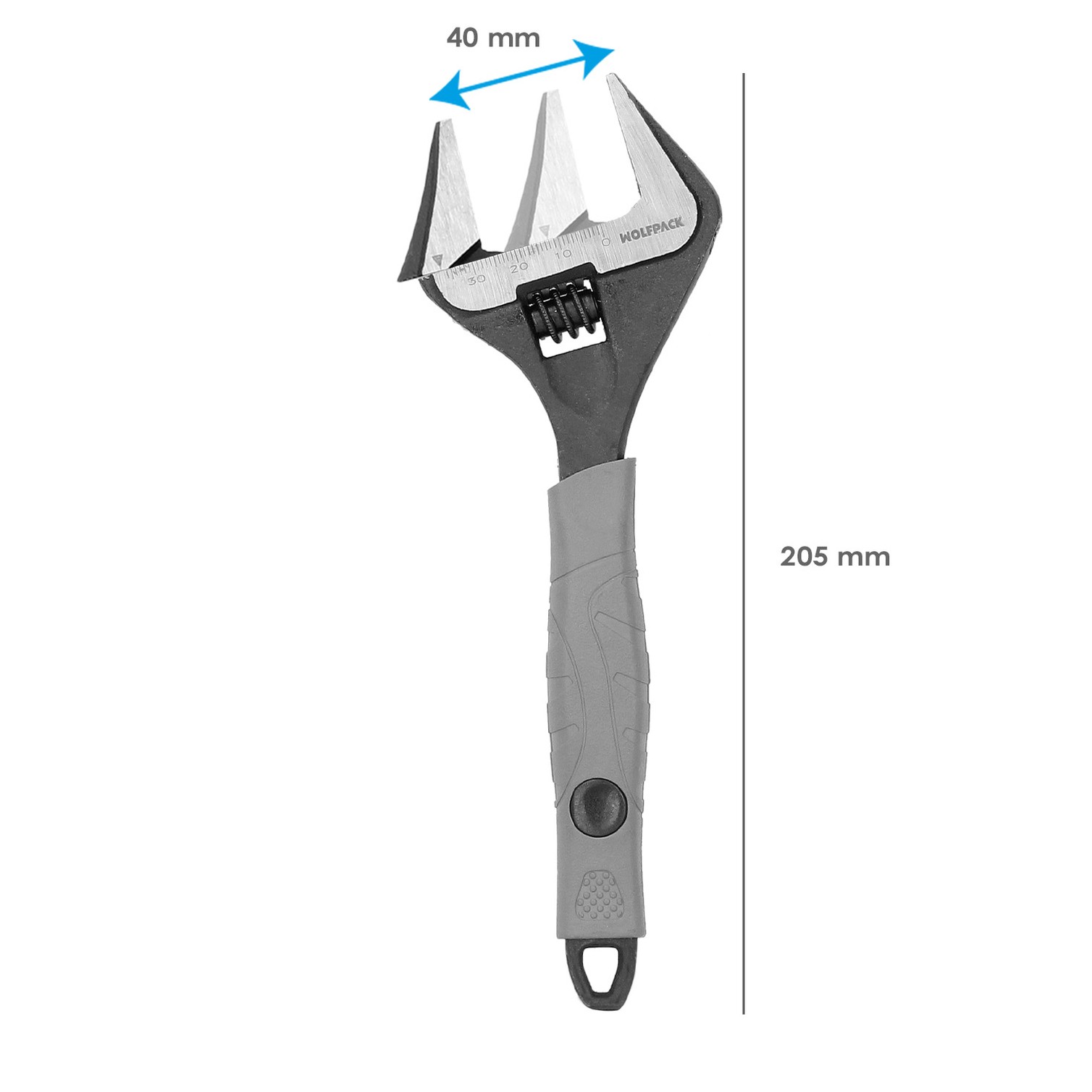 Llave Ajustable Gran Apertura Compact. Cromo Vanadio 8" Llave Inglesa, Llave De Expansion, Llave Gran Apertura