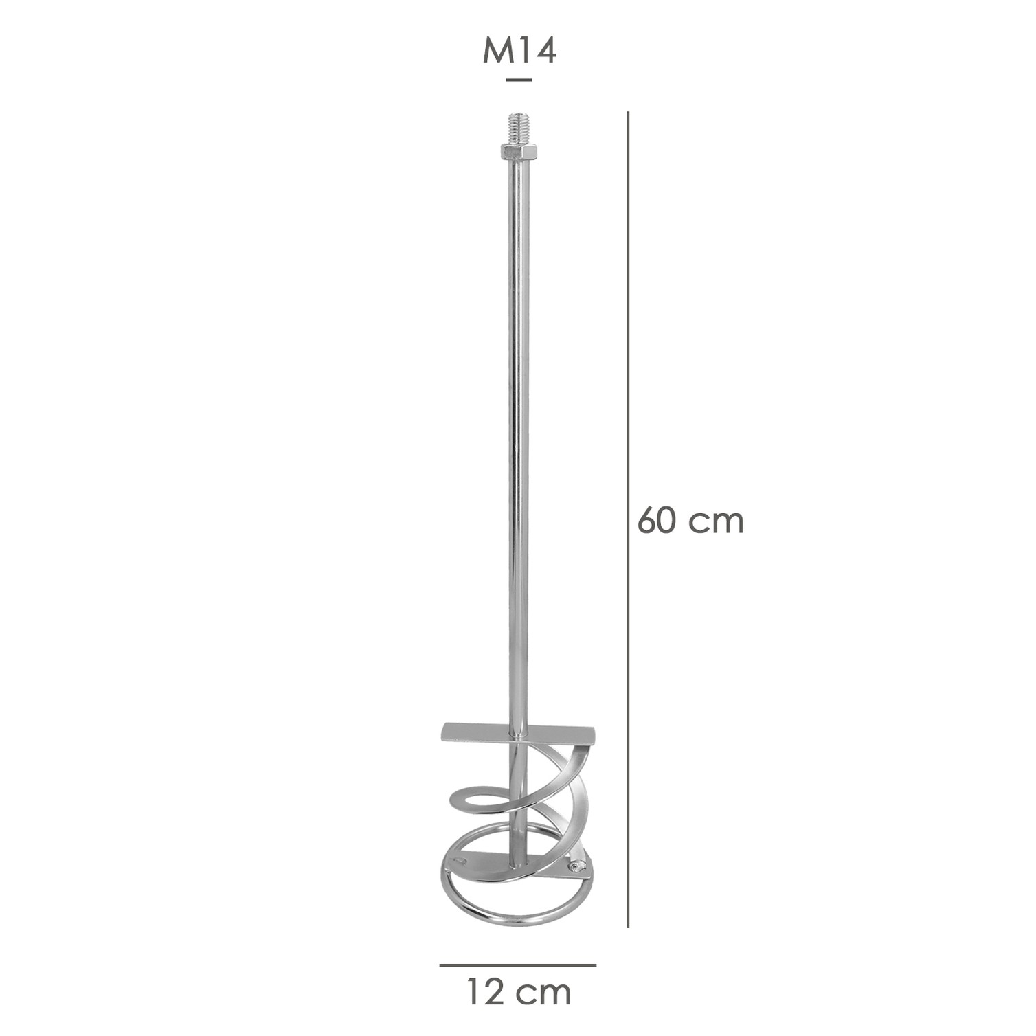 Mezclador Cola Recambio M14 120x600 mm.
