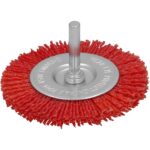 Cepillo Nylon Disco Ø100 mm. 1/4". Lijar y Pulir Madera, Metal, Acero Inoxidable, Cepillo Taladro, Cepillo Pulir, Cepillo Lijar