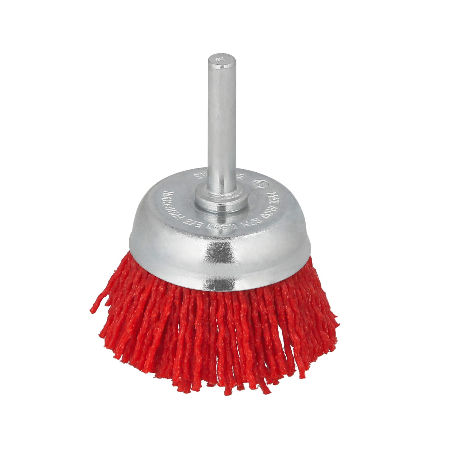 Cepillo Nylon Taza Ø 50 mm. 1/4". Cepillo De Lijado Nailon. Cepillo Para Taladro De Nailon, Cepillo De Alambre Abrasivo De Nylon